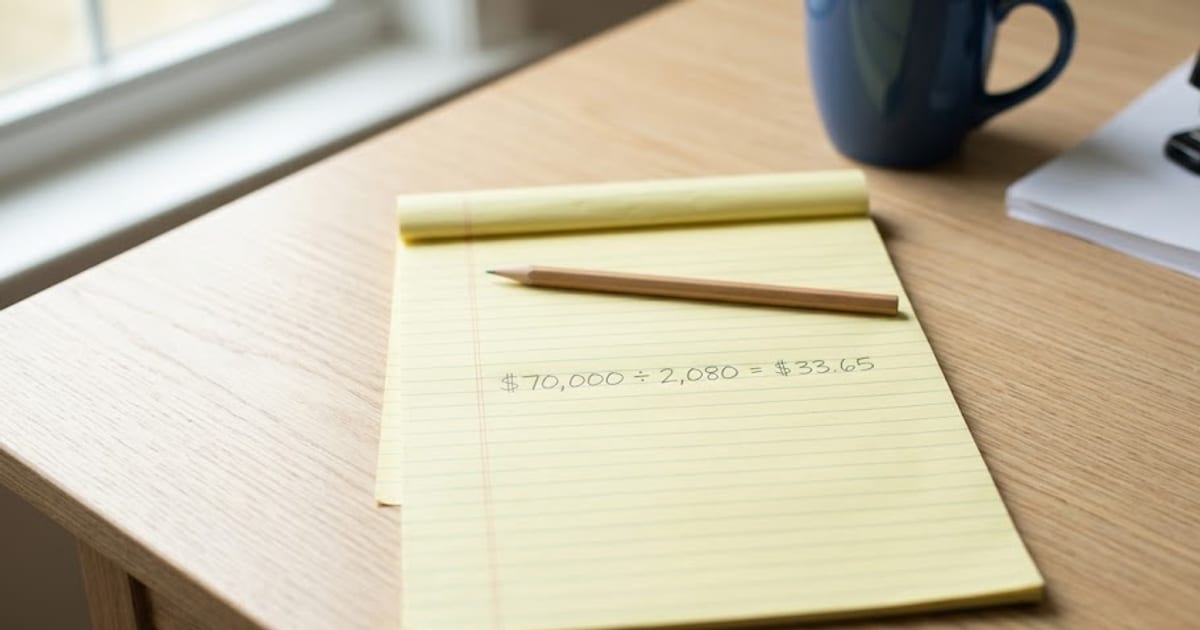 The same salary across two different divisors