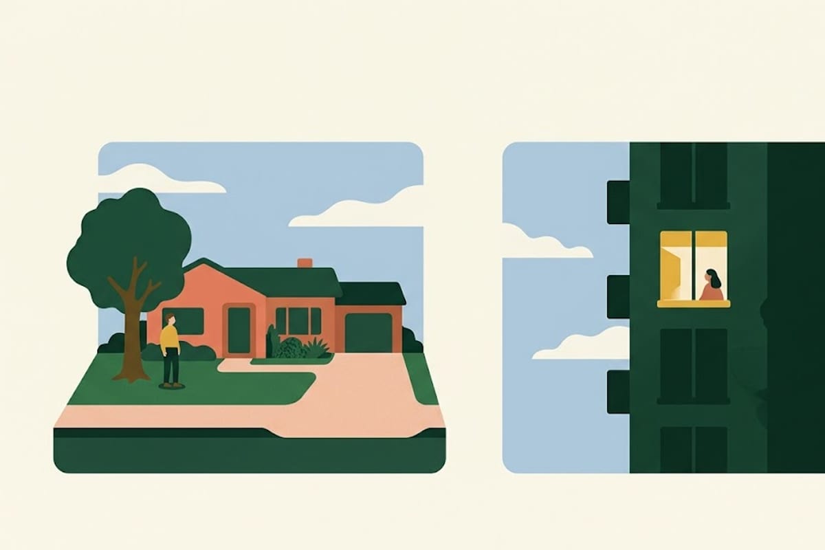 About $191,000 of home in two different markets